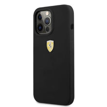 Заредете изображение във визуализатора на галерията – Ferrari FESSIHMP13LBK iPhone 13 Pro / 13 6.1" black/black hardcase Silicone MagSafe
