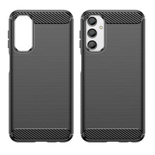 Заредете изображение във визуализатора на галерията – Flexible carbon pattern case for Samsung Galaxy M34 Carbon Case - black
