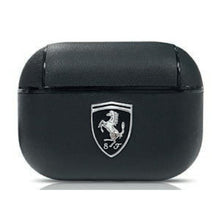 Заредете изображение във визуализатора на галерията – Ferrari FEOAPLEBK AirPods Pro cover black/black Off Track Genuine Leather
