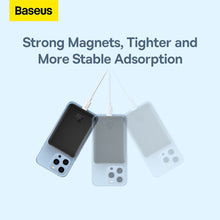 Заредете изображение във визуализатора на галерията – BASEUS power bank magnetic support MagSafe 6000mAh PD 20W PPCX050001 black
