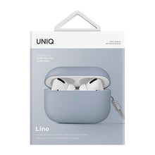 Заредете изображение във визуализатора на галерията – Uniq case Lino AirPods Pro 2 gen Silicone blue/artctic blue
