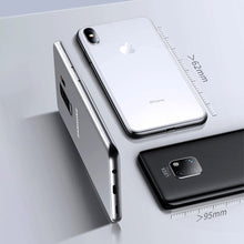 Заредете изображение във визуализатора на галерията – Baseus self-adhesive card holder cards documents for the phone dark gray (ACKD-A0G)
