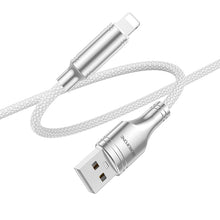 Заредете изображение във визуализатора на галерията – Borofone Cable BU40 Advantage - USB to Lightning - 2,4A 1,2 metres grey
