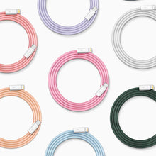 Заредете изображение във визуализатора на галерията – Baseus Dynamic 2 Series Fast Charging Cable USB-C - Lightning 20W 480Mbps 1m Purple
