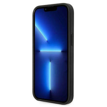 Заредете изображение във визуализатора на галерията – Original faceplate case karl lagerfeld klhcp14sg2elk за iphone 14 (solid glitter plaque logo / black)
