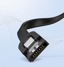 Заредете изображение във визуализатора на галерията – Ugreen angle SATA 3.0 cable 0.5m black (US217)
