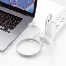 Заредете изображение във визуализатора на галерията – Baseus USB Type C - USB Type C cable fast charging Power Delivery Quick Charge 100 W 5 A 2 m white (CATGD-A02)
