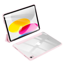 Заредете изображение във визуализатора на галерията – Dux Ducis Copa case for iPad 10.9'' 2022 (10 gen.) smart cover stand pink
