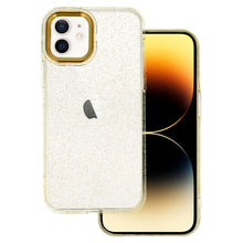 Заредете изображение във визуализатора на галерията – Tel Protect Gold Glitter Case for Iphone 12/12 Pro gold
