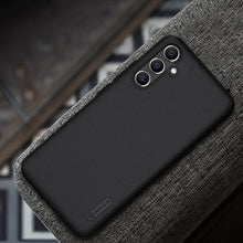 Заредете изображение във визуализатора на галерията – Hard case for Samsung Galaxy A34 5G + Nillkin Super Frosted Shield phone stand | blue
