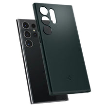 Заредете изображение във визуализатора на галерията – Spigen Thin Fit case for Samsung Galaxy S24 Ultra - dark green
