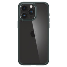 Заредете изображение във визуализатора на галерията – Spigen Ultra Hybrid case for iPhone 15 Pro Max - dark green
