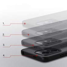 Заредете изображение във визуализатора на галерията – Nillkin Super Frosted Shield case for Xiaomi Redmi Note 12 5G / Poco X5 5G cover + phone stand black

