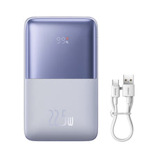 Заредете изображение във визуализатора на галерията – Baseus Baseus Pro 20000mAh 22.5W Powerbank Violet with USB Type A - USB Type C 3A 0.3m cable (PPBD040305)
