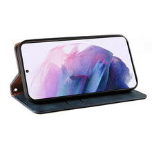 Заредете изображение във визуализатора на галерията – Magnet Strap Case Case For Samsung Galaxy A23 5G Flip Wallet Mini Lanyard Stand Blue
