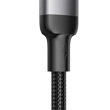 Заредете изображение във визуализатора на галерията – Joyroom USB cable - micro USB 2.4A for fast charging and data transfer 1.2 m black (S-UM018A10)
