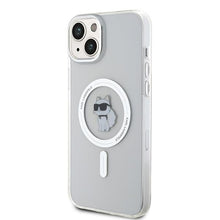 Заредете изображение във визуализатора на галерията – Karl Lagerfeld IML Choupette MagSafe case for iPhone 15 Plus - transparent
