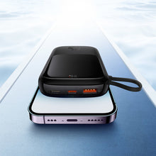 Заредете изображение във визуализатора на галерията – Powerbank 10000mAh 20W Baseus Qpow Pro Overseas Edition + USB C 3A Cable - Black
