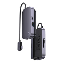 Заредете изображение във визуализатора на галерията – Baseus PadJoy 6-Port Type-C HUB Adapter Dark gray

