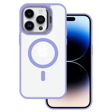 Заредете изображение във визуализатора на галерията – Tel Protect Kickstand Magsafe Case for Iphone 13 light purple
