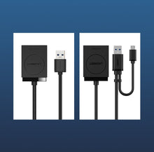 Заредете изображение във визуализатора на галерията – Ugreen SD / micro SD card reader to USB 3.0 black (20250)
