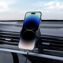 Заредете изображение във визуализатора на галерията – Spigen UTS12W ONETAP UNIVERSAL VENT CAR MOUNT WIRELESS CHARGER BLACK
