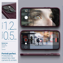 Заредете изображение във визуализатора на галерията – CASEOLOGY PARALLAX MAG MAGSAFE IPHONE 15 BURGUNDY
