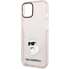 Заредете изображение във визуализатора на галерията – Karl Lagerfeld KLHCP12MHNCHTCP iPhone 12 /12 Pro 6.1" pink/pink hardcase Ikonik Choupette
