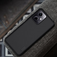 Заредете изображение във визуализатора на галерията – Nillkin Super Frosted Shield case for Xiaomi Redmi Note 12 5G / Poco X5 5G cover + phone stand black

