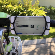 Заредете изображение във визуализатора на галерията – Silicone bicycle phone holder - black
