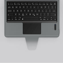 Заредете изображение във визуализатора на галерията – Nillkin Keyboard Armor Case for iPad 10.2'' 2021 / 2020 / 2019 Bluetooth Keyboard Black
