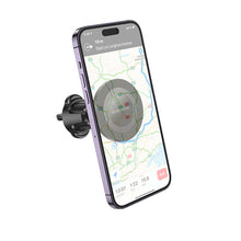 Заредете изображение във визуализатора на галерията – Borofone Car holder BH90 Ring magnetic to air vent black
