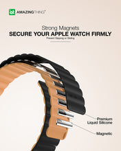 Заредете изображение във визуализатора на галерията – Amazing Thing Band Smoothie Mag AWSPMBO for Apple Watch 49/45/41 black
