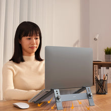 Заредете изображение във визуализатора на галерията – Baseus UltraStable Series adjustable laptop stand - gray
