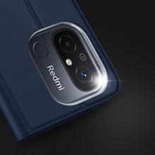 Заредете изображение във визуализатора на галерията – Dux Ducis Skin Pro Case For Xiaomi Redmi 11A / Poco C55 / Redmi 12C Cover Flip Card Wallet Stand Gold
