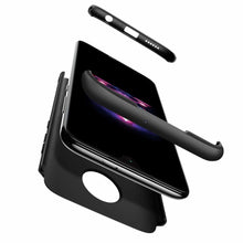 Заредете изображение във визуализатора на галерията – GKK 360 Protection Case Front and Back Case Full Body Cover Motorola Moto G7 black
