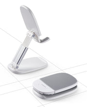 Заредете изображение във визуализатора на галерията – Joyroom JR-ZS371 foldable stand for tablet phone with height adjustment - white
