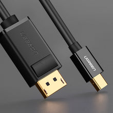 Заредете изображение във визуализатора на галерията – Ugreen Mini DisplayPort - DisplayPort cable 1.5m black (MD105)
