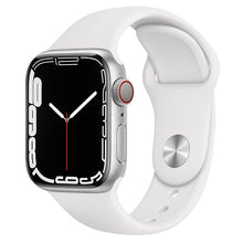 Заредете изображение във визуализатора на галерията – HOCO strap for Apple Watch 42/44/45/49mm Flexible silicone WA01 white
