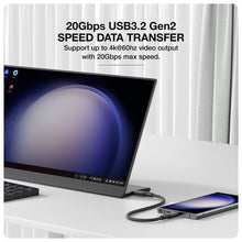 Заредете изображение във визуализатора на галерията – Amazing Thing Cable Thunder Pro THC0.2MBK - Type C to Type C - PD 240W 5A 0,2 metres black
