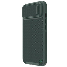 Заредете изображение във визуализатора на галерията – Nillkin Textured S Case iPhone 14 Pro Max armored cover with camera cover dark green

