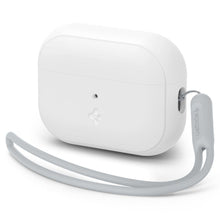 Заредете изображение във визуализатора на галерията – Spigen SILICONE FIT STRAP Apple AIRPODS PRO 1 / 2 WHITE/GREY
