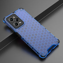 Заредете изображение във визуализатора на галерията – Honeycomb case for Xiaomi Redmi Note 12 Pro / Poco X5 Pro 5G armored hybrid case blue
