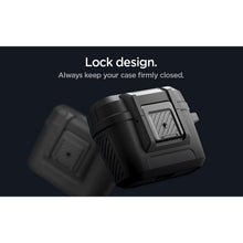 Заредете изображение във визуализатора на галерията – Spigen lock fit case for aurpods pro 1 / 2 matte black - TopMag
