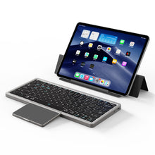 Заредете изображение във визуализатора на галерията – Dux Ducis OK Series wireless Bluetooth keyboard with touchpad - black
