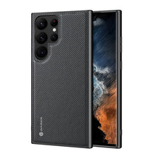 Заредете изображение във визуализатора на галерията – Dux Ducis Fino case Samsung Galaxy S23 Ultra cover with silicone frame black
