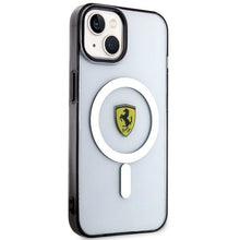 Заредете изображение във визуализатора на галерията – Ferrari FEHMP14SURKT iPhone 14 6.1" clear/transparent hardcase Outline Magsafe
