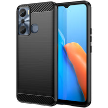 Заредете изображение във визуализатора на галерията – Carbon Case case for Infinix Hot 20i flexible silicone carbon cover black
