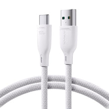Заредете изображение във визуализатора на галерията – Joyroom Multi-Color Series SA34-AC6 USB-A / USB-C Cable 100W Fast Transfer 1m - White
