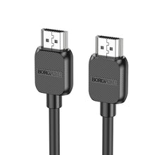 Заредете изображение във визуализатора на галерията – Borofone Cable BUS02 Vivido - HDMI 2.0 4K HD - 1 metre black
